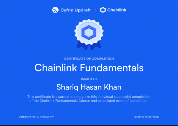 Chainlink Fundamentals Badge