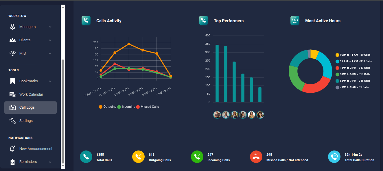 RIDD CRM Screenshot